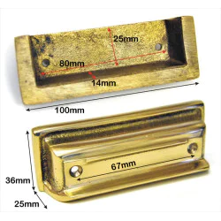 Brass Rim Lock Keep Number 11