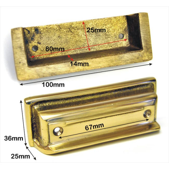 Brass Rim Lock Keep Number 11