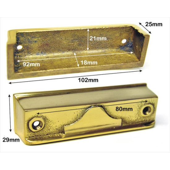 Brass Rim Lock Keep Number 12