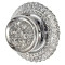 Chrome Rose Centre Door Knob