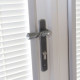 Blacksmith Pewter Patina Espagnolette Narrow Lever Door Handle
