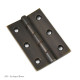Butt Hinges Special Finished Washered Door Butt Hinges 76mm