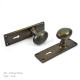 Oval Knob on Backplate