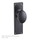 Oval Knob on Backplate