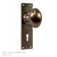 Oval Knob on Backplate