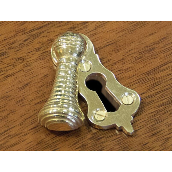 Polished Brass Beehive Escutcheon