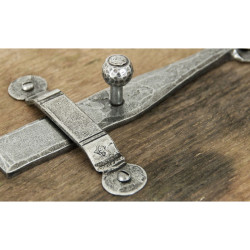 Blacksmith Pewter Patina Latch Set