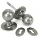 Blacksmith Pewter Patina Round Knob Set