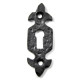 Louis Fraser 313 Escutcheon - Black Finish