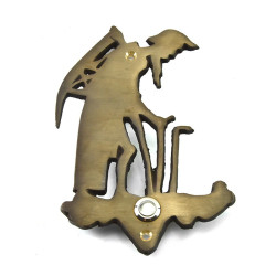 Old Father Time Bell Push - Bronze Finish