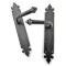 Louis Fraser 562 Lever Door Handle - Black Finish