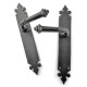 Louis Fraser 562 Lever Door Handle - Black Finish