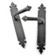 Louis Fraser 562 Lever Door Handle - Black Finish