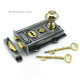 Davenport Cast Iron Rim Lock Set
