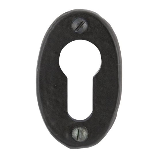 Traditional Blacksmith Oval Euro Escutcheon