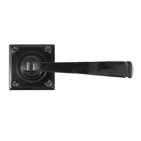 Traditional Blacksmith Avon Lever Door Handle on Rose Set - Sprung
