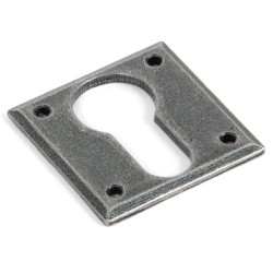Blacksmith Pewter Patina Avon Euro Escutcheon
