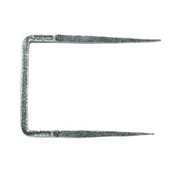 Blacksmith Pewter Patina Staple Pin