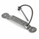 Blacksmith Pewter Patina Locking Screw on Staple Penny End