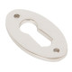 Polished Nickel Oval Escutcheon