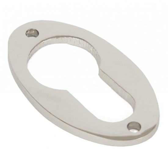 Polished Nickel Oval Euro Escutcheon