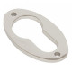 Polished Nickel Oval Euro Escutcheon