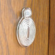 Polished Nickel Beehive Escutcheon