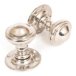 Brockworth Door Knob Set - Polished Nickel Finish