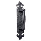 Essential Pull Handle on Fleur De Lys Backplate