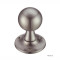 Hampton Ball Door Knobs - Satin Nickel