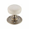 Porcelain Door Knobs - Crackled Ivory