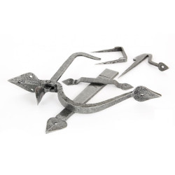 Blacksmith Pewter Patina Tuscan Thumb Latch