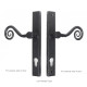 Traditional Blacksmith Monkey Tail Slim Lever Espagnolette Door Handle
