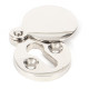 Polished Nickel Round Escutcheon