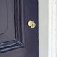Aged Brass Round Escutcheon