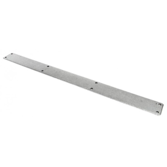 Blacksmith Pewter Patina Finger Plate - Extra Large