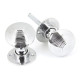 Polished Chrome Beehive Door Knobs