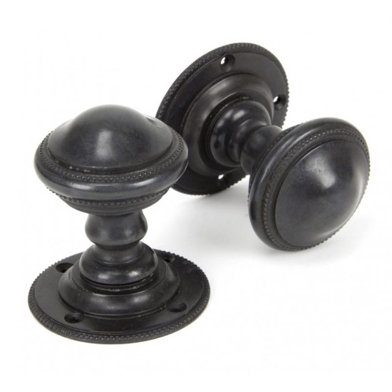 Brockworth Door Knob Set - Aged Bronze Finish