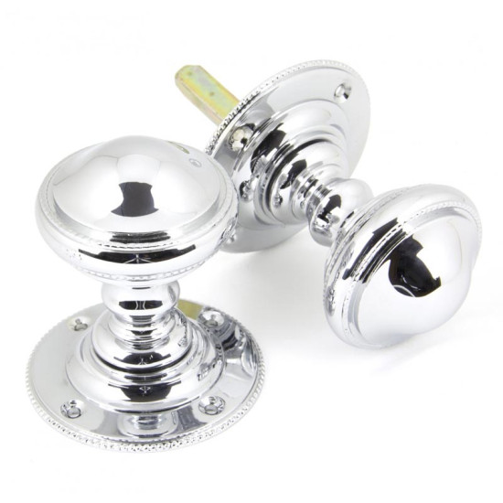 Brockworth Door Knob Set - Polished Chrome Finish