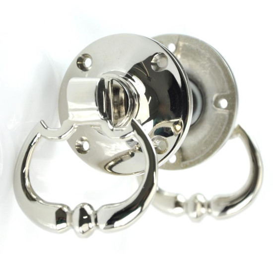 Polished Nickel Dutch Drop Handle
