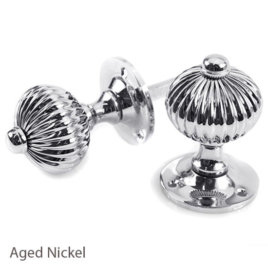 Regency Door Knobs - Polished Nickel