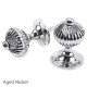 Regency Door Knobs - Polished Nickel