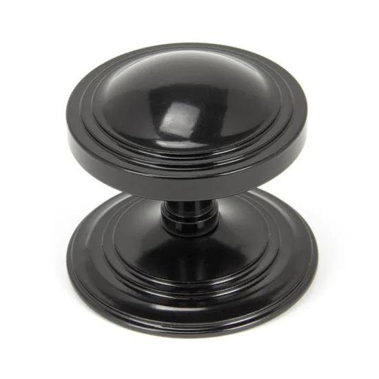 Traditional Blacksmith Art Deco Centre Door Knob