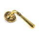 Newbury Lever on Rose Set - Aged Brass