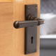Newbury Lever - Aged Bronze