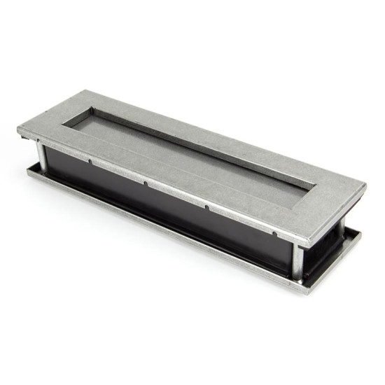 Blacksmith Pewter Patina Letterbox