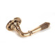 Reeded Lever on Rose Set - Polished Bronze