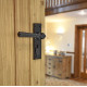 Kirkpatrick 2445/1065 Hitchcock Lever Door Handle with Covered Escutcheon