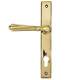 Hinton Slimline Sprung Lever Espagnolette - Aged Brass