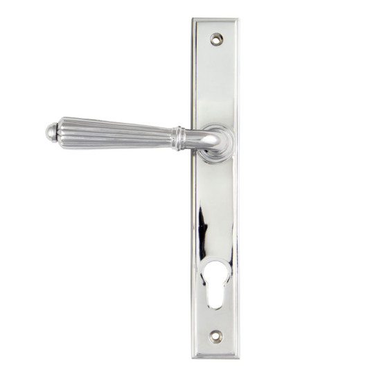 Hinton Slimline Sprung Lever Espagnolette - Polished Chrome